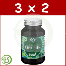 Pack 3x2 Alga Espirulina Bio 100 Comprimidos Santiveri