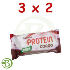 Pack 3x2 Barres Protéinées Cacao 35Gr. Santiveri