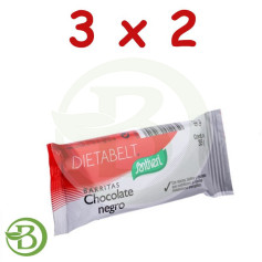 Pack 3x2 Barres Choco Db-Noir 35Gr. Santiveri