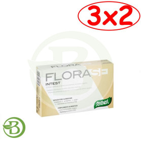 Pack 3x2 Florase Intest 40 Cápsulas Santiveri