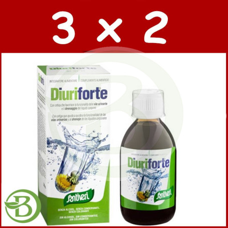 Pack 3x2 Jarabe Diuriforte 240Ml. Santiveri