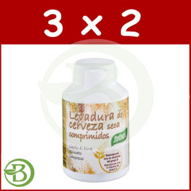 Pack 3x2 Levadura de Cerveza 350 Comprimidos Santiveri