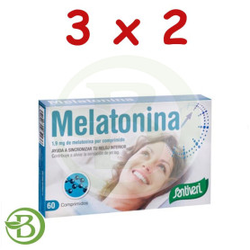 Pack 3x2 Melatonina 60 Comprimidos Santiveri