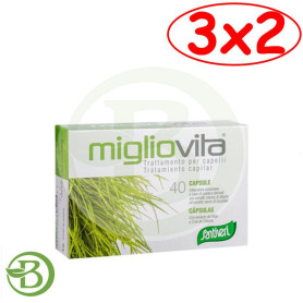 Pack 3x2 Migliovita 40 Cápsulas Santiveri