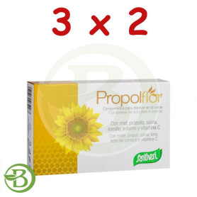 Pack 3x2 Propolflor 48 Comprimidos Santiveri