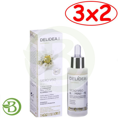 Pack 3x2 Serum Facial Iluminador 30Ml. Delidea