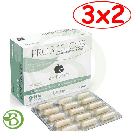 Pack 3x2 Derboslim 30 Cápsulas Derbós