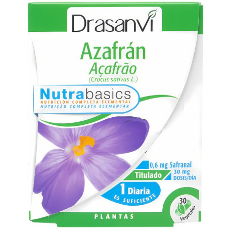 Safran 30 Gélules Nutrabasics Drasanvi