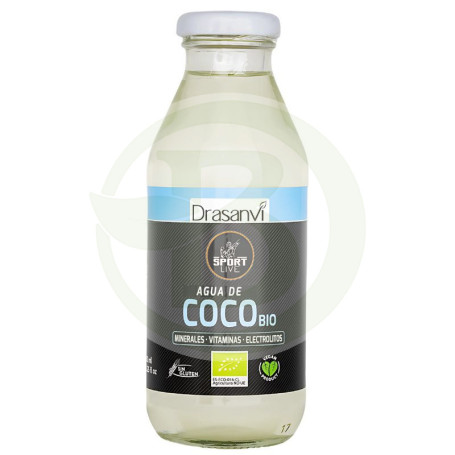 Eau de coco biologique 350Ml. Sport en direct Drasanvi