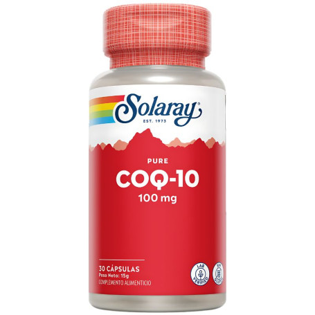 Pure Coq10 100Mg 30 Gélules Solaray