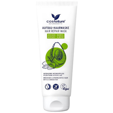 Masque Réparateur Amande &amp; Avocat Bio 100Ml Cosnature