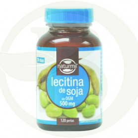 Lecitina de Soja 500Mg. 120 Perlas Naturmil