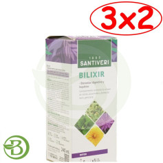 Pack 3x2 Sirop Bilixir 240Ml. Santiveri