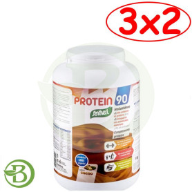 Pack 3x2 Protein 90 Instant Cacao 1Kg. Santiveri