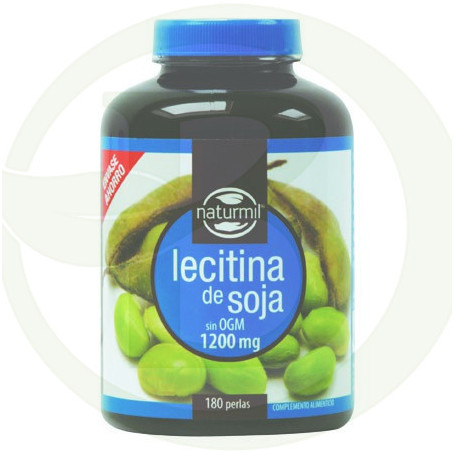 Lecitina de Soja 1200Mg. 180 Perlas Naturmil