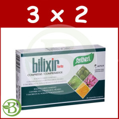 Pack 3x2 Bilixir Forte 40 Comprimés Santiveri