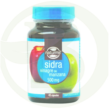 Sidra 500Mg. (Vinagre de Manzana) 45 Cápsulas Naturmil