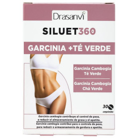 Siluet 360 Garcinia + Thé Vert 30 Comprimés Drasanvi