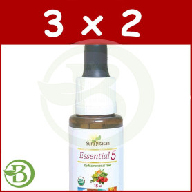 Pack 3x2 Essential 5 15Ml. Sura Vitasan