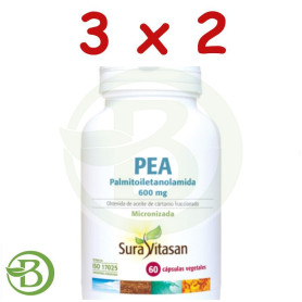 Pack 3x2 Pea 60 Capsulas Sura Vitasan