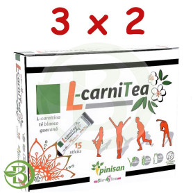 Pack 3x2 L-Carnitea 15 Sticks Pinisan