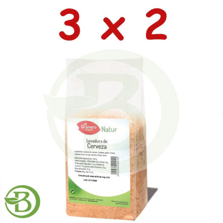 Pack 3x2 Levadura De Cerveza 300Gr. El Granero