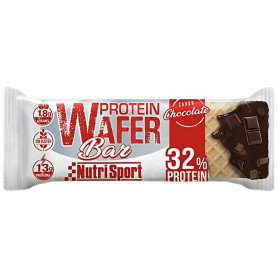 Gaufrette Protéinée Chocolat (Boîte de 15 Barres) Nutrisport