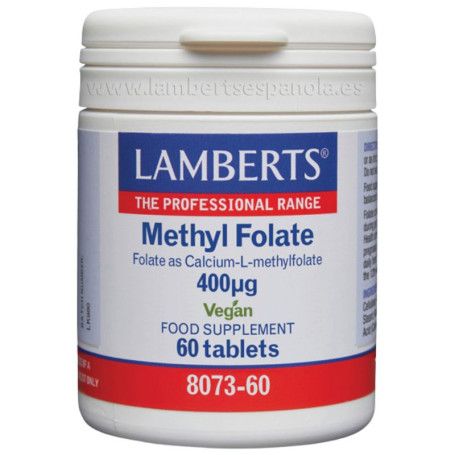 Folate de Méthyle 400Μcg 60 Comprimés Lamberts