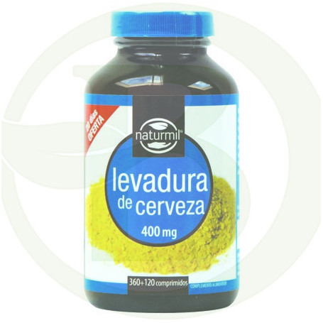 Levadura de Cerveza 400Mg. 360 + 120 Comprimidos Naturmil