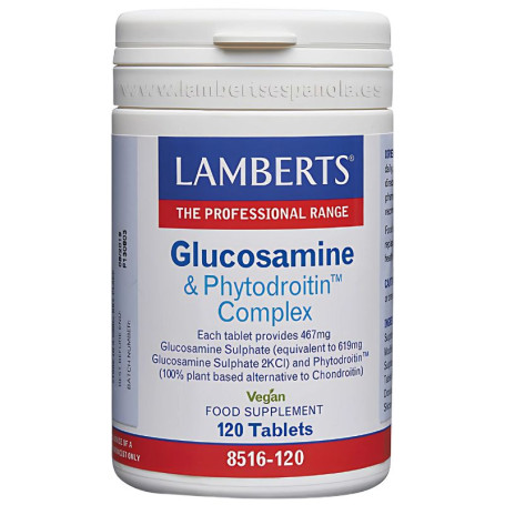 Complexe Glucosamine et Phytodroïtine 120 Comprimés Lamberts