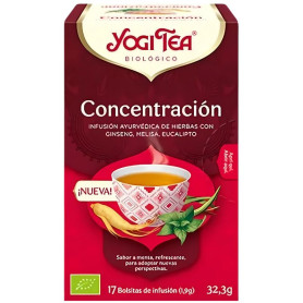 Infusion Bio Concentration 17 Sachets Yogi Tea