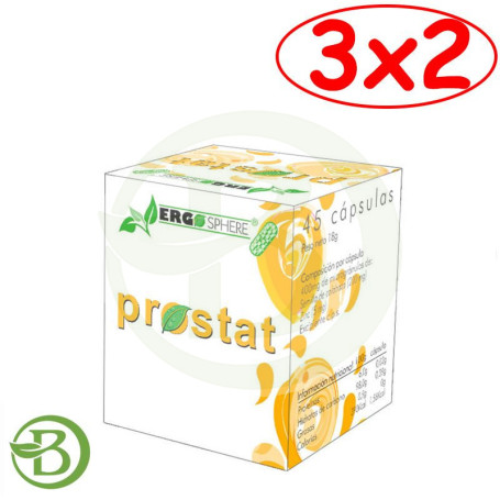 Pack 3x2 Ergosphere Prostat 45 Capsulas Ergonat