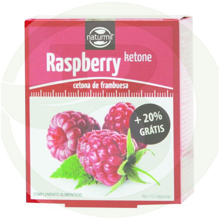 Raspberry Ketone Cetona de Frambuesa 60 + 12 Cápsulas Naturmil