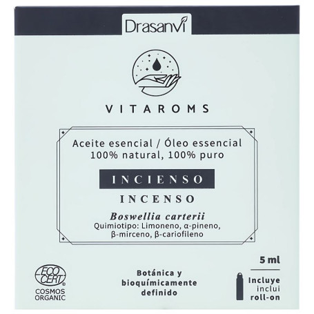 Huile Essentielle D&#39;Encens Bio Cosmos 5Ml Vitaroms Drasanvi