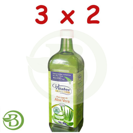 Pack 3x2 Jugo de Aloe Vera Bio 1Lt. Tongil