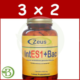 Pack 3x2 Intes1+Bac 60 Cápsulas Zeus