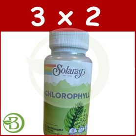 Pack 3x2 Chlorophyll 90 Comprimidos Solaray