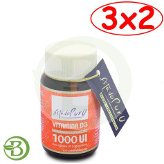 Pack 3x2 Vitamine D3 1000 100 Comprimés Etat Pur