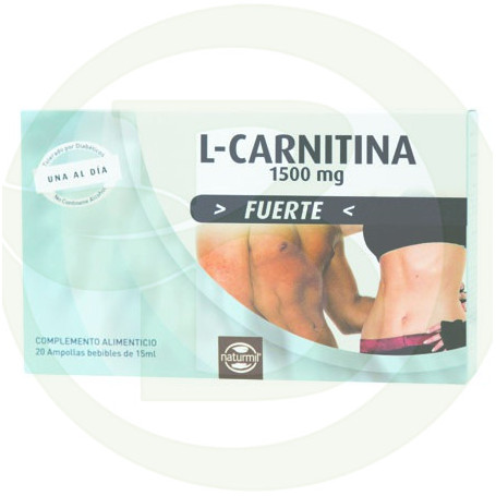 L-Carnitina Fuerte 20 Ampollas 15Ml. Naturmil