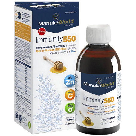 Immunité 550 Sirop 250Ml Manuka World