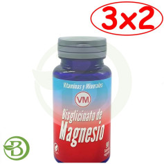 Pack 3x2 Bisglycinate de Magnésium 90 Gélules Végétales Ynsadiet