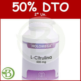 Holomega L-Citrulina 180 Cápsulas Equisalud Pack (2a Ud al 50%)