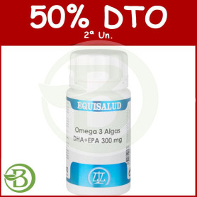 Omega 3 Algas Dha+Epa 40 Perlas Equisalud Pack (2a Ud al 50%)