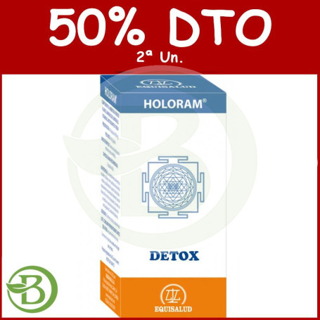 Holoram Detox 60 Cápsulas Equisalud Pack (2a Ud al 50%)