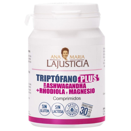 Tryptophane Plus avec Ashwagandha 60 Comp. Ana María Lajusticia