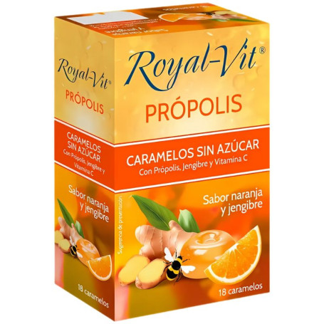 Bonbons Propolis Gingembre et Orange Royal-Vit