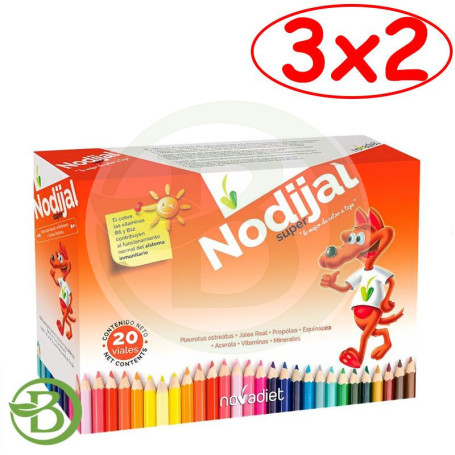 Pack 3x2 Nodi Jal Super 20 Viales Nova Diet