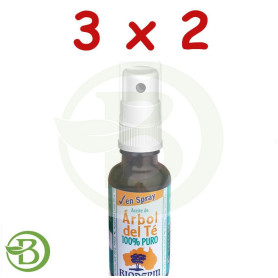 Pack 3x2 Spray Tea Tree 100% Puro Tongil