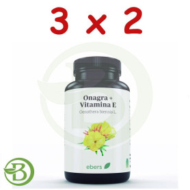 Pack 3x2 Onagra+Vit. e 515 Mg 100 Perlas Ebers