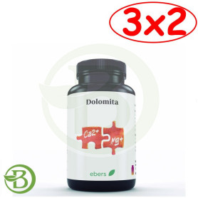 Pack 3x2 Dolomita 800 Mg 100 Comp Ebers